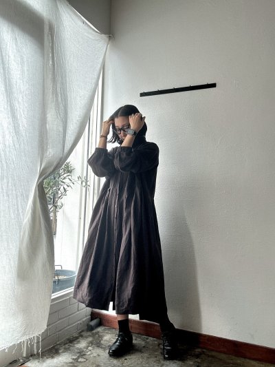 画像2: Luminaes コルトレイクリネン コートワンピース