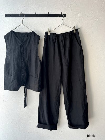 画像13: Luminaes コルトレイクリネン スーツベスト