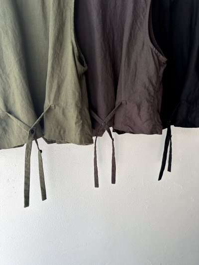 画像11: Luminaes コルトレイクリネン スーツベスト