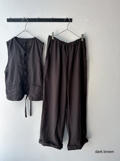 画像14: Luminaes コルトレイクリネン スーツベスト