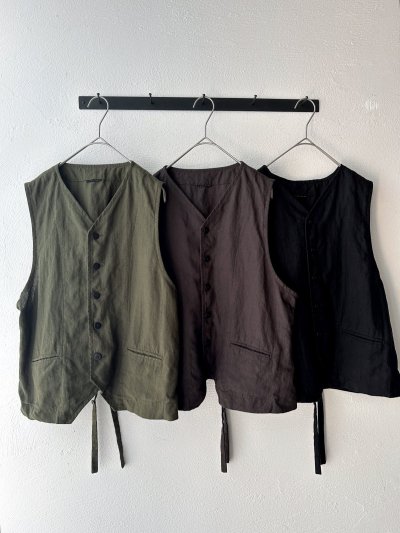 画像10: Luminaes コルトレイクリネン スーツベスト