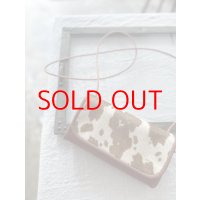 non-fragile　本革ハラコお財布ポシェット　