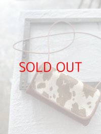 non-fragile　本革ハラコお財布ポシェット　