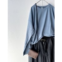 prit リサイクルムラ糸天竺 クルーネックワイドプルオーバー【クリックポスト可】