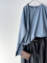 prit リサイクルムラ糸天竺 クルーネックワイドプルオーバー【クリックポスト可】