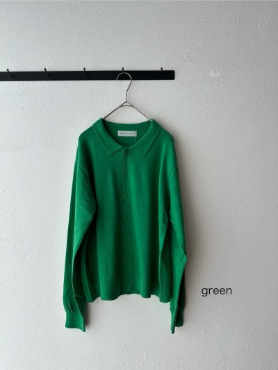 画像6: nouvelles du paradis ムーコットン ポロカーディガン