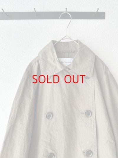 画像4: Veritecoeur ダブルボタンショートコート