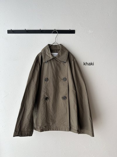 画像2: Veritecoeur ダブルボタンショートコート