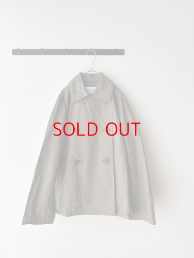 画像1: Veritecoeur ダブルボタンショートコート