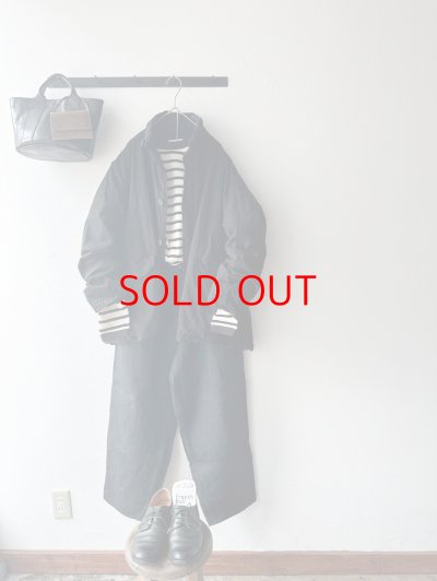 画像7: RINEN 24/1引き揃え度詰め天竺ボーダー クルーネック