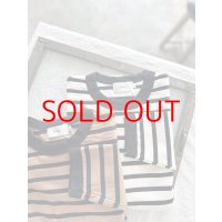 RINEN 24/1引き揃え度詰め天竺ボーダー クルーネック