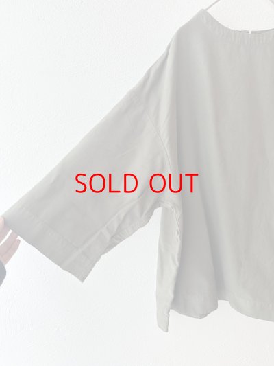 画像13: *sale30%off* prit 40/1ネルモールスキン 7分袖ボトルネックプルオーバー