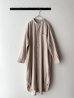 画像3: RINEN 40/1ライトモールスキン スタンドカラーワンピース