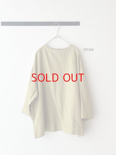 画像8: *sale30%off* prit 40/1ネルモールスキン 7分袖ボトルネックプルオーバー