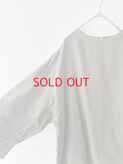 画像12: *sale30%off* prit 40/1ネルモールスキン 7分袖ボトルネックプルオーバー