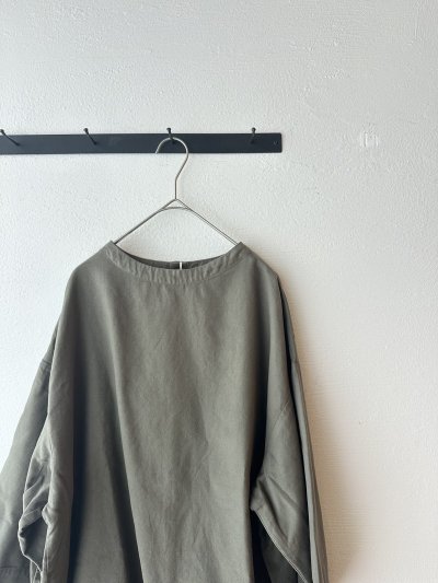 画像11: prit 40/1ネルモールスキン 7分袖ボトルネックプルオーバー