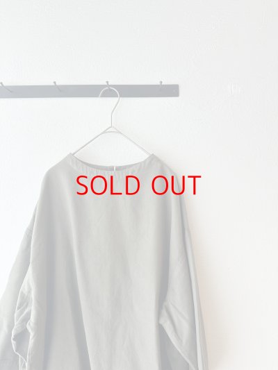 画像11: *sale30%off* prit 40/1ネルモールスキン 7分袖ボトルネックプルオーバー