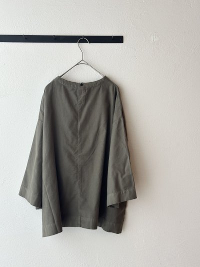 画像16: prit 40/1ネルモールスキン 7分袖ボトルネックプルオーバー