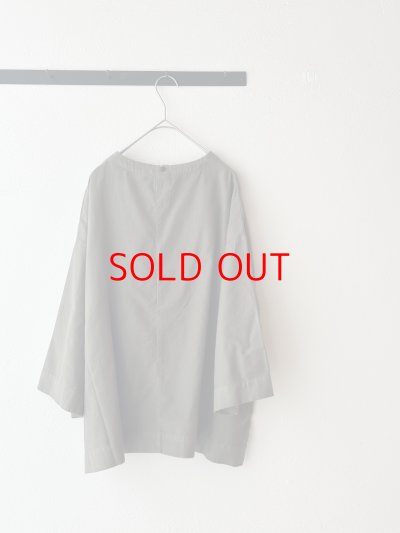 画像16: *sale30%off* prit 40/1ネルモールスキン 7分袖ボトルネックプルオーバー