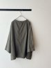 画像10: prit 40/1ネルモールスキン 7分袖ボトルネックプルオーバー