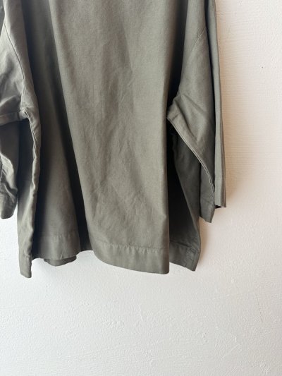 画像15: prit 40/1ネルモールスキン 7分袖ボトルネックプルオーバー