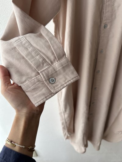 画像7: RINEN 40/1ライトモールスキン スタンドカラーワンピース