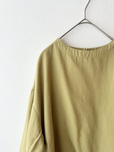 画像9: prit 40/1ネルモールスキン 7分袖ボトルネックプルオーバー