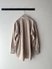 画像8: RINEN 40/1ライトモールスキン スタンドカラーシャツ ( unisex )