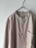 画像4: RINEN 40/1ライトモールスキン スタンドカラーシャツ ( unisex )