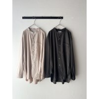 RINEN 40/1ライトモールスキン スタンドカラーシャツ ( unisex )