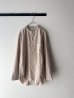 画像3: RINEN 40/1ライトモールスキン スタンドカラーシャツ ( unisex )