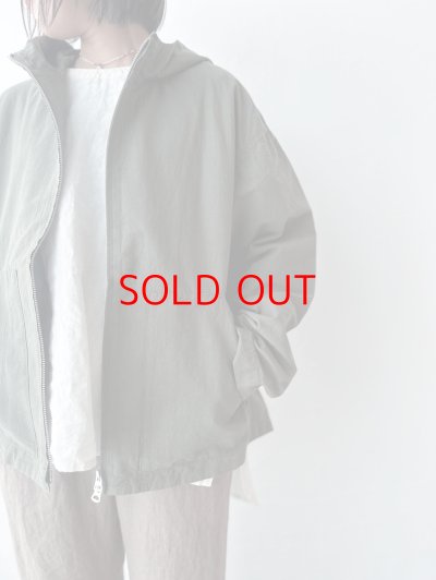 画像3: NATURAL LAUNDRY コットンリネンポプリン ジップアップブルゾン