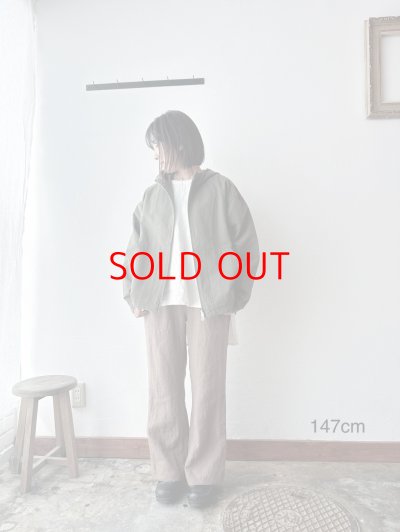 画像5: NATURAL LAUNDRY コットンリネンポプリン ジップアップブルゾン