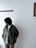画像2: NATURAL LAUNDRY コットンリネンポプリン ジップアップブルゾン (2)
