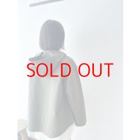 NATURAL LAUNDRY コットンリネンポプリン ジップアップブルゾン