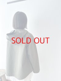 NATURAL LAUNDRY コットンリネンポプリン ジップアップブルゾン