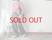 *sale30%off* nouvelles du paradis ヴァン天竺ボーダー　8分袖プルオーバー