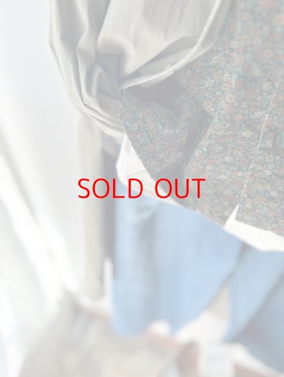 画像7: prit 40/1キャラメルコール小花プリント 2wayベスト 【クリックポスト（185円）発送可能】