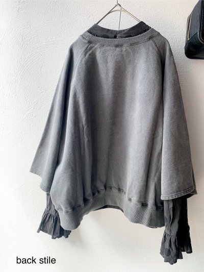 画像5: Veritecoeur Pigment dye スウェットプルオーバー