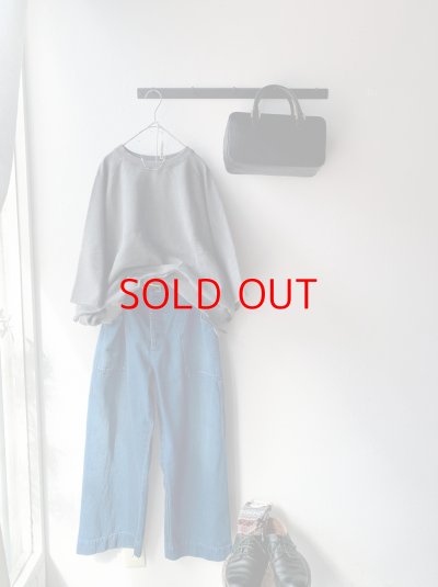 画像1: Veritecoeur Pigment dye スウェットプルオーバー