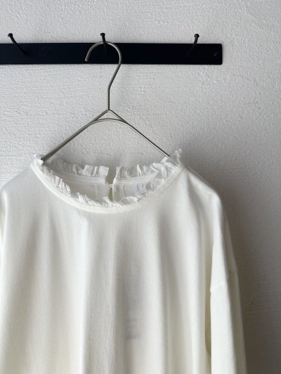 画像5: grin 40/2天竺 × 布帛 フリルPO【クリックポスト（185円）発送可能】