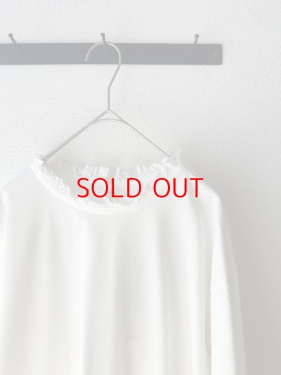 画像8: *sale40%off* grin 40/2天竺 × 布帛 フリルPO【クリックポスト（185円）発送可能】