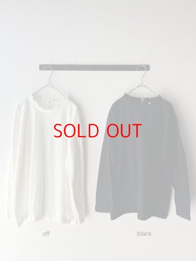 画像5: *sale40%off* grin 40/2天竺 × 布帛 フリルPO【クリックポスト（185円）発送可能】