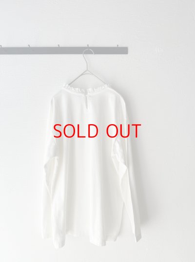 画像12: *sale40%off* grin 40/2天竺 × 布帛 フリルPO【クリックポスト（185円）発送可能】