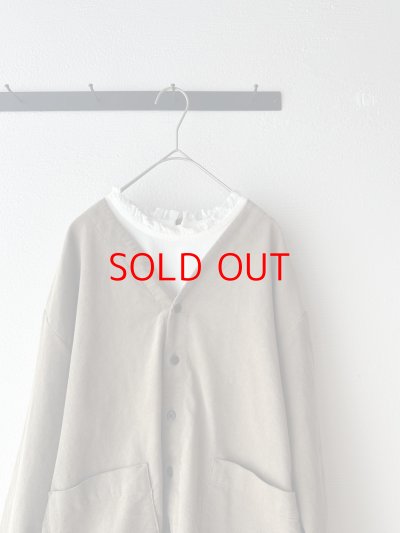画像6: *sale40%off* grin 40/2天竺 × 布帛 フリルPO【クリックポスト（185円）発送可能】