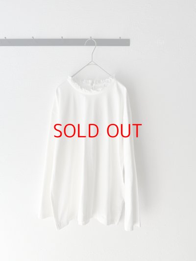 画像7: *sale40%off* grin 40/2天竺 × 布帛 フリルPO【クリックポスト（185円）発送可能】
