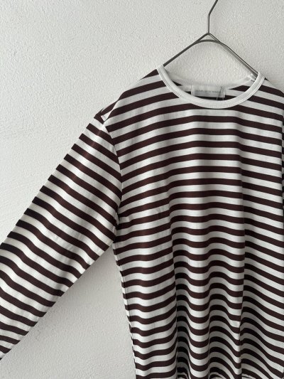 画像5: nouvelles du paradis トロワ天竺ボーダー クルーT