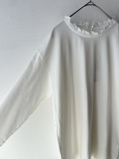 画像7: grin 40/2天竺 × 布帛 フリルPO【クリックポスト（185円）発送可能】