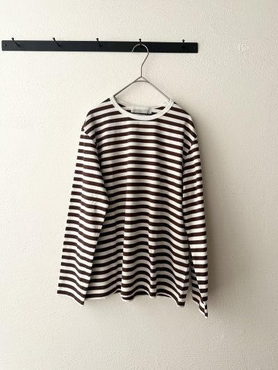 画像3: nouvelles du paradis トロワ天竺ボーダー クルーT