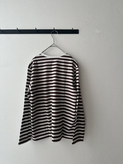 画像8: nouvelles du paradis トロワ天竺ボーダー クルーT